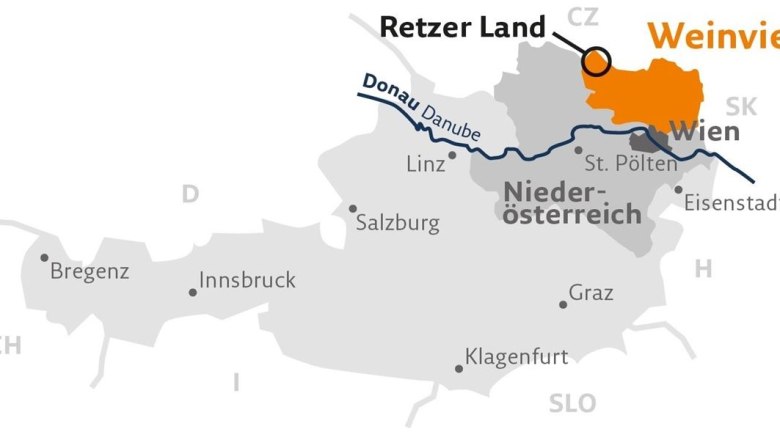 Retzer Land - Lage