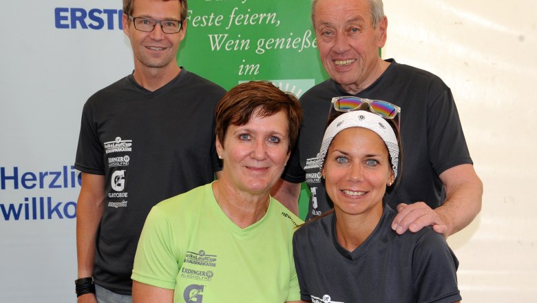 Das Organisationsteam mit Herwig und Barbara Grabner, Reinhold Griebler und Christine Raab., © Retzer Land / Schleich