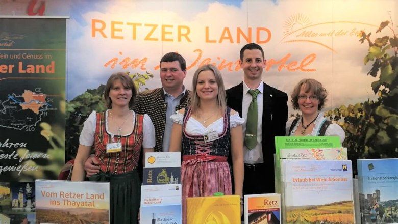 Das Retzer Land-Team auf der f.re.e. in München, © Retzer Land / zVg