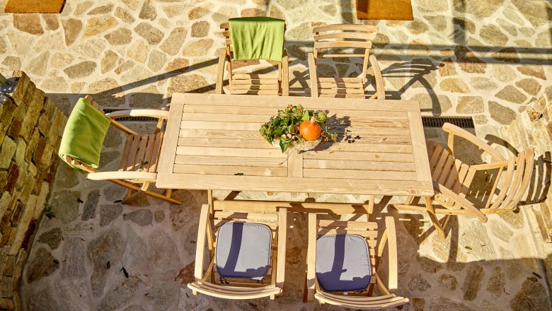 Terrasse, © Weingut Hindler