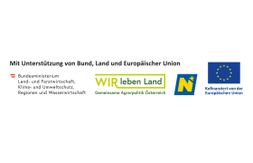Mit Unterstützung von Bund, Land und Europäischer Union